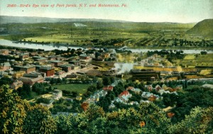 City of Port Jervis Vista view late 1800s